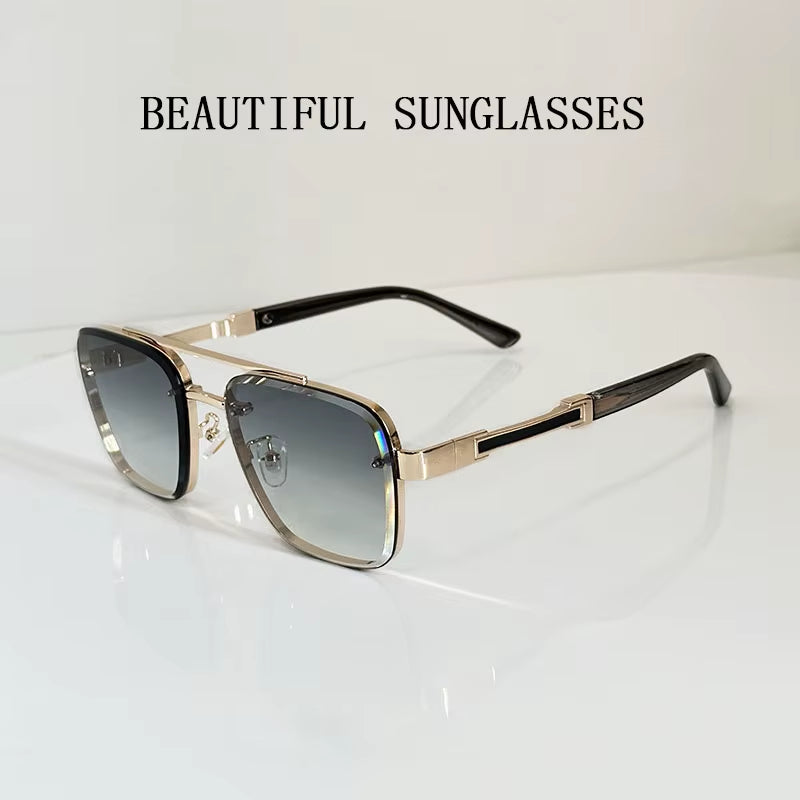Luxury Sunglasses for Men Vintage Square Sunglasses Women Retro Fashion Glasses Luxe Gafas De Sol Hombre Lunette Soleil Femme