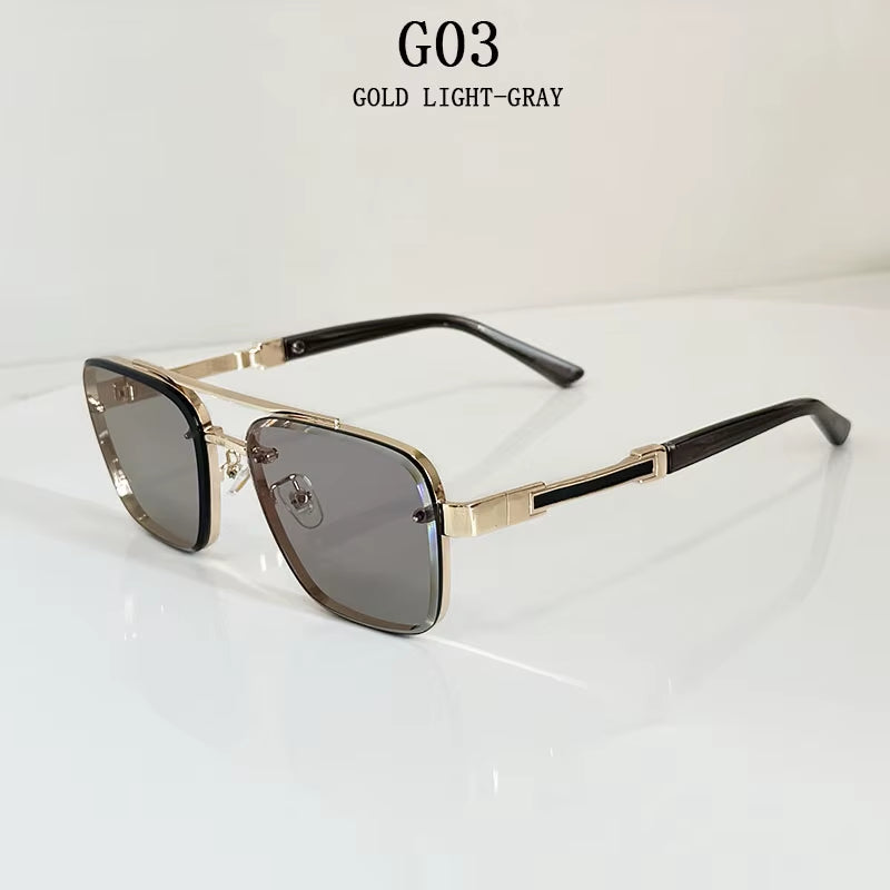 Luxury Sunglasses for Men Vintage Square Sunglasses Women Retro Fashion Glasses Luxe Gafas De Sol Hombre Lunette Soleil Femme