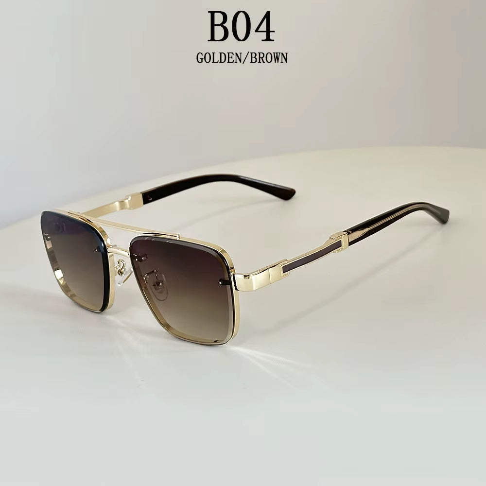 Luxury Sunglasses for Men Vintage Square Sunglasses Women Retro Fashion Glasses Luxe Gafas De Sol Hombre Lunette Soleil Femme